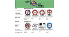 Desktop Screenshot of pokerchipsonline.com